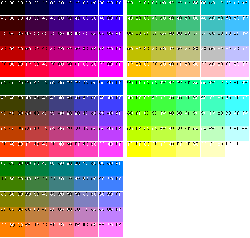 Colores RGB
