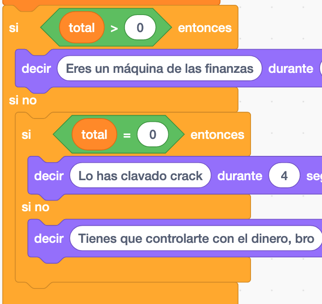 Condicional Múltiple con Scratch