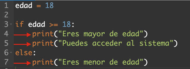 Espacios en Python
