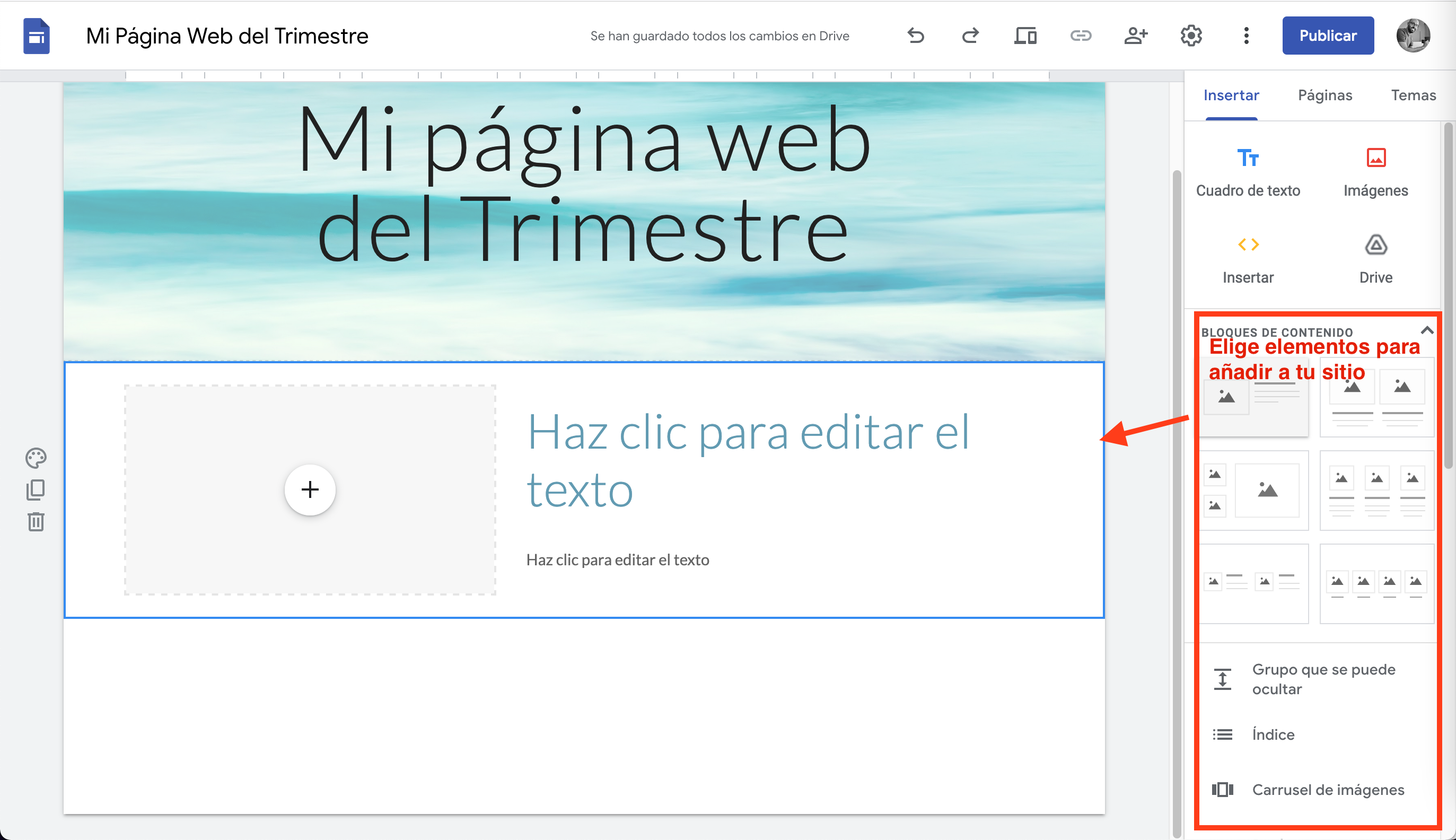 Bloques de Contenido