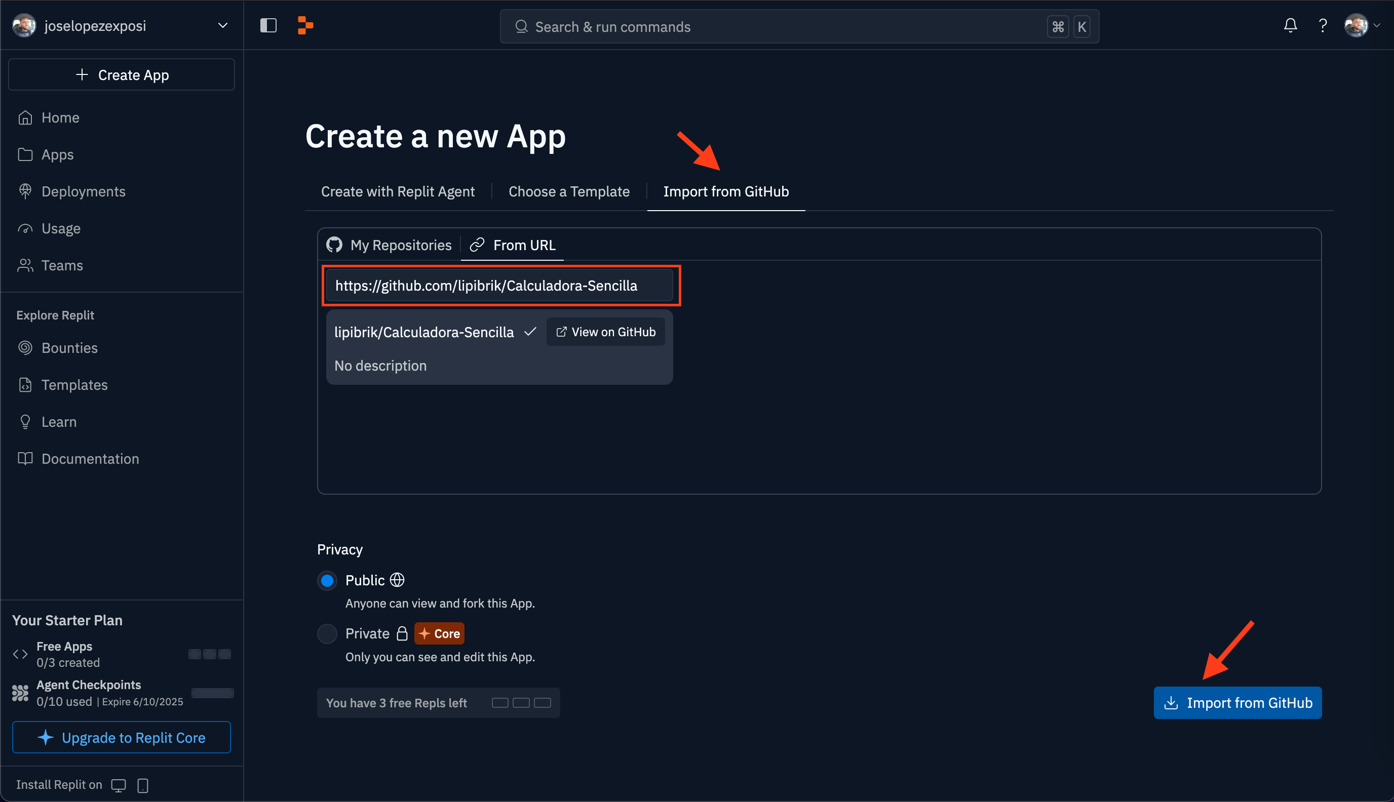 Importar Repositorio