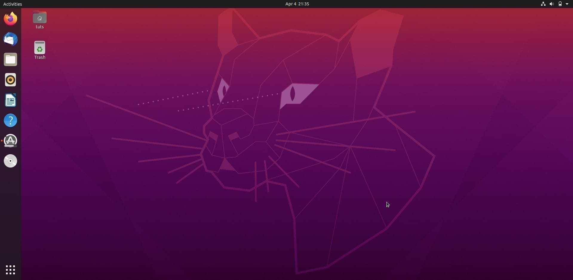 Escritorio de Ubuntu