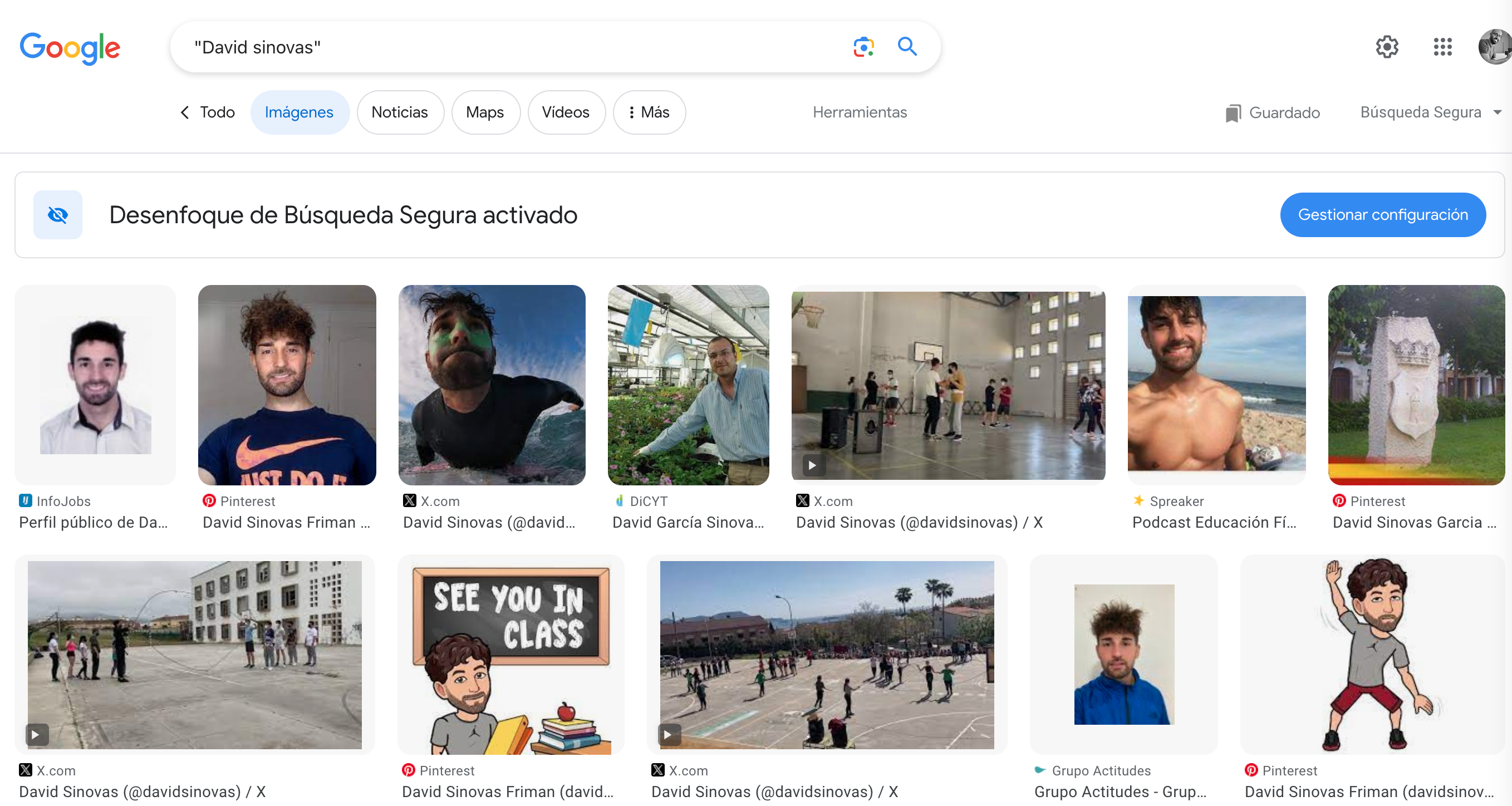 Ejemplo de búsqueda en Internet