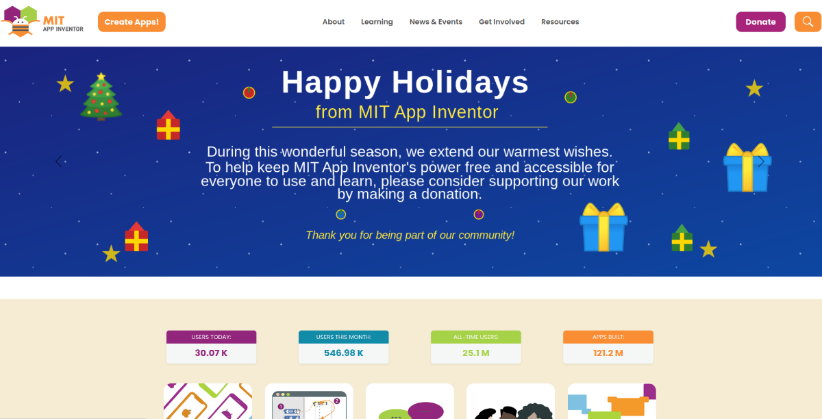 Captura de Web App Inventor