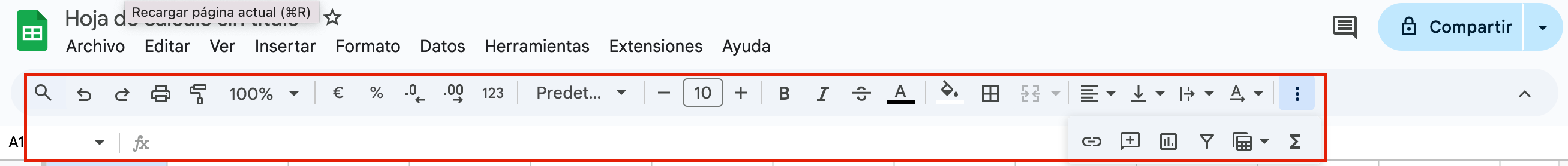 Barra de Herramientas